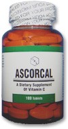 Ascorcal - Vitamin C as calcium ascorbate - 100 count